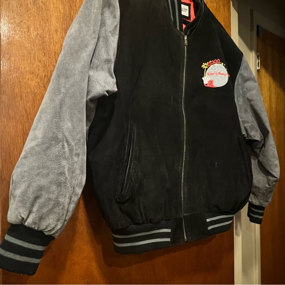 VINTAGE WALT DISNEY WORLD MICKEY MOUSE Bomber Jacket 2XL - Picture 6 of 7